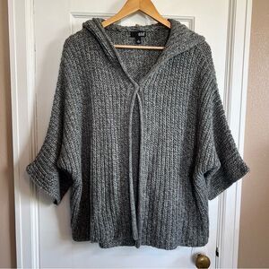 a.n.a Gray Shrug with Dolman Sleeves
